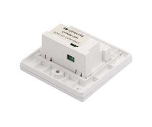 DK3050-WH Светильник встраиваемый в стену, IP 20, LED 3000, 1 Вт, белый, пластик