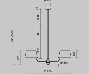 Подвесной светильник Maytoni MOD360PL-06B