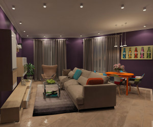 DK4016-WH Светильник накладной IP 20, 5 Вт, LED 3000, белый, алюминий/акрил