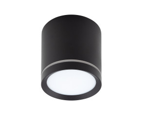 DK4016-BK Светильник накладной IP 20, 5 Вт, LED 3000, черный, алюминий/акрил