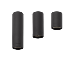 DK2050-BK Накладной светильник, IP 20, 15 Вт, GU5.3, черный, алюминий