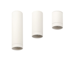 DK2051-WH Накладной светильник, IP 20, 15 Вт, GU10, белый, алюминий