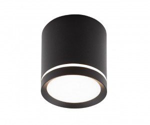 DK4013-BK Светильник накладной IP 20, 5 Вт, LED 4000, черный, алюминий/акрил