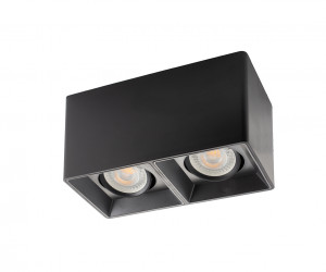 DK3035-BK Светильник накладной IP 20, 10 Вт, GU5.3, LED, черный, пластик