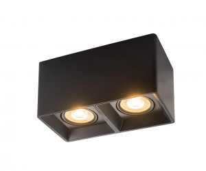 DK3035-BK Светильник накладной IP 20, 10 Вт, GU5.3, LED, черный, пластик