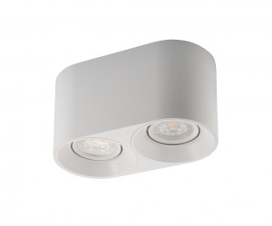 DK3036-WH Светильник накладной IP 20, 10 Вт, GU5.3, LED, белый, пластик