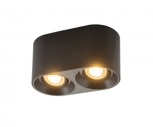 DK3036-BK Светильник накладной IP 20, 10 Вт, GU5.3, LED, черный, пластик