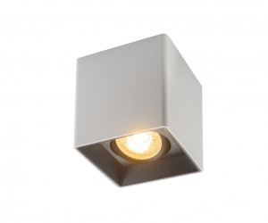 DK3030-WB Светильник накладной IP 20, 10 Вт, GU5.3, LED, белый/черный, пластик