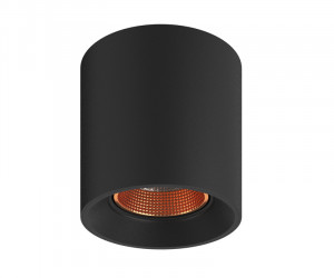 DK3090-BBR Светильник накладной, IP 20, 10 Вт, GU5.3, LED, черный/бронзовый, пластик