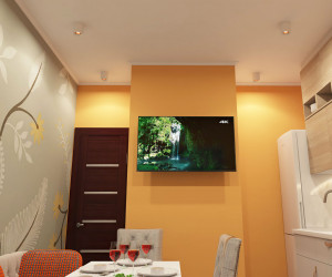 DK3090-WBR Светильник накладной, IP 20, 10 Вт, GU5.3, LED, белый/бронзовый, пластик