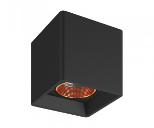 DK3080-BBR Светильник накладной, IP 20, 10 Вт, GU5.3, LED, черный/бронзовый, пластик