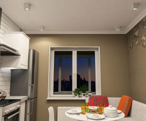 DK3080-WH Светильник накладной IP 20, 10 Вт, GU5.3, LED, белый/белый, пластик