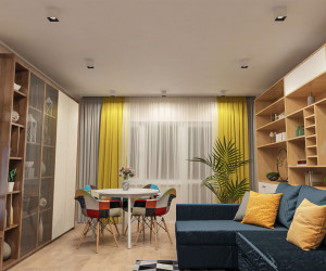 DK3080-WB+WH Светильник накладной IP 20, 10 Вт, GU5.3, LED, бело-черный/белый, пластик