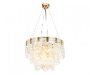 TR5388/12 GD/FR золото/белый матовый E27*12 max 40W D600*400