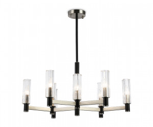 LH55503/9 SN/BK/CL сатин никель/черный/прозрачный E14*9 max 40W D760*760