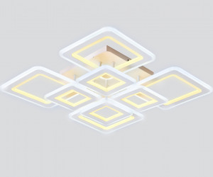 FA868/4+4 WH белый 276W 3000K-6400K 820*820*120 (ПДУ РАДИО 2.4G)