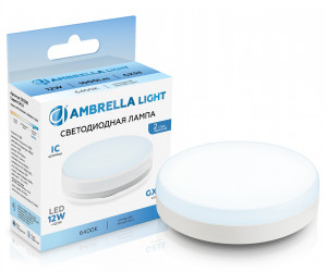 531206 LED GX53 12W IC 6400K 175-265V