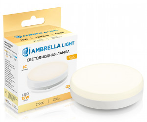 531503 LED GX53 15W IC 2700K 175-265V