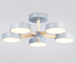 FL4826/5 GR серый 3000K-6400K 65W D580*160 (ПДУ ИК)