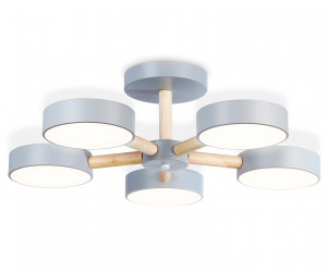 FL4826/5 GR серый 3000K-6400K 65W D580*160 (ПДУ ИК)