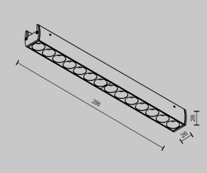 Трековый светильник Technical TR162-1-12W3K-M-B