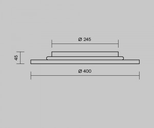 Потолочный светильник Maytoni MOD426CL-L43WK1