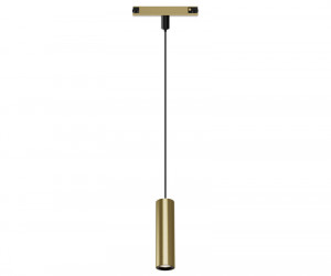 DK5744-SB Светильник для трека SHINE SPOT со светодиодом, D40*H200 кабель 1500мм, 48V DC, 8W, RA?90, 3000K, IP20, сатинированная латунь, алюминий