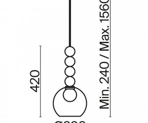 Подвесной светильник Freya FR5220PL-01G6