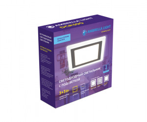 DCR390 3W+3W 4200K+4200K 220-240V 105*105*20 (A75*75)