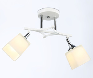 TR303062/2 WH/CH/FR белый/хром/белый матовый E27/2 max 40W 560*145*260