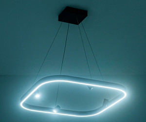 FL5803/1+4 BK черный 50W 3000K/4200K/6400K 600*600*1200 (без ПДУ)