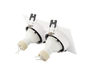 DK3022-WB Встраиваемый светильник, IP 20, 10 Вт, GU5.3, LED, белый/черный, пластик