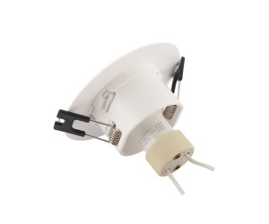 DK3028-WH Встраиваемый светильник, IP 20, 10 Вт, GU5.3, LED, белый, пластик