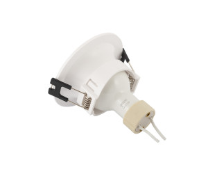 DK3024-WH Встраиваемый светильник, IP 20, 10 Вт, GU5.3, LED, белый, пластик