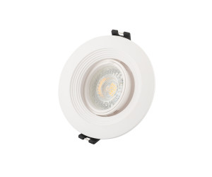DK3029-WH Встраиваемый светильник, IP 20, 10 Вт, GU5.3, LED, белый, пластик