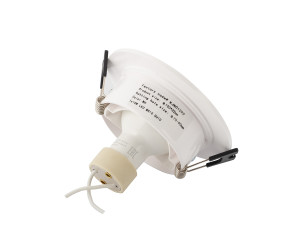 DK3029-WH Встраиваемый светильник, IP 20, 10 Вт, GU5.3, LED, белый, пластик