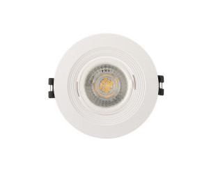 DK3029-WH Встраиваемый светильник, IP 20, 10 Вт, GU5.3, LED, белый, пластик