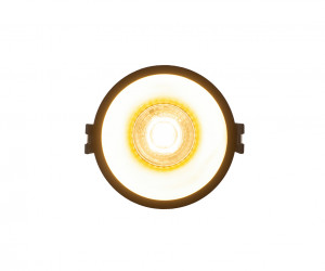 DK3026-BG Встраиваемый светильник, IP 20, 10 Вт, GU5.3, LED, черный/золотой, пластик