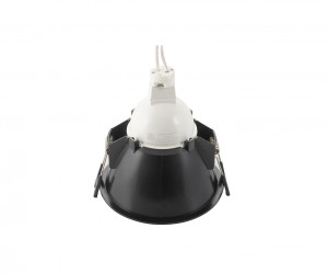 DK3026-BG Встраиваемый светильник, IP 20, 10 Вт, GU5.3, LED, черный/золотой, пластик