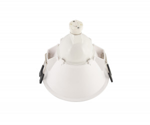 DK3026-WB Встраиваемый светильник, IP 20, 10 Вт, GU5.3, LED, белый/черный, пластик