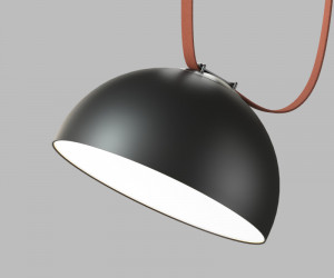 DK5562-BK Cветильник для трека-ремня Belty, серия Flow со светодиодом, D300*H171мм, 48V DC, 28W, RA90, 120°, 4000K, IP20, черный, алюминий