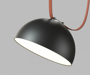 DK5662-BK Cветильник для трека-ремня Belty Smart, серия Flow со светодиодом, D300*H171мм, 48V DC, 28W, RA90, 120°, 3000-5700K, IP20, черный, алюминий