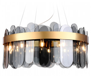 TR5344/12 GD/SM золото/дымчатый G9/12 max 40W D600*770