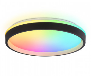 FZ610 BK/GD черный/золото IP20 66W 3000K-6500K+RGB D490*85 (ПДУ ИК)