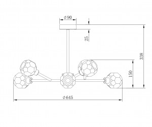 Люстра Freya FR5114PL-06BZ