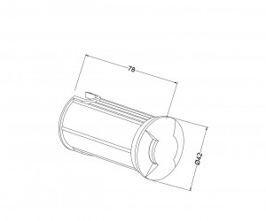 Встраиваемый светильник Outdoor O044DL-L1S3K1