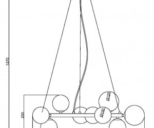 Подвесной светильник Maytoni MOD545PL-11B