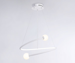 FL66291 WH белый 39W 3000K-6400K D500*1000 (ПДУ ИК)