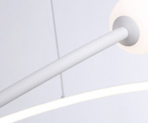 FL66291 WH белый 39W 3000K-6400K D500*1000 (ПДУ ИК)