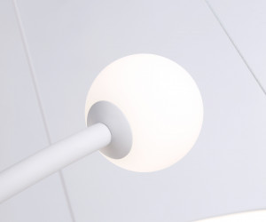 FL66291 WH белый 39W 3000K-6400K D500*1000 (ПДУ ИК)